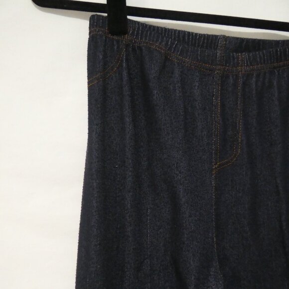 Source Unknown | xl - xxl 16-18 | Lightweight Blue Denim Leggings - Picture 3 of 16